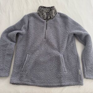Abercrombie & Fitch Gray Sherpa Jacket